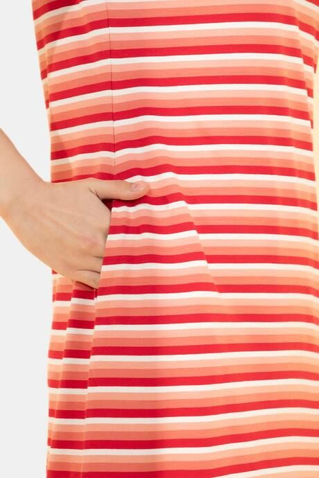 Amante Lounge Laze Dress - Coral Stripes — image 5